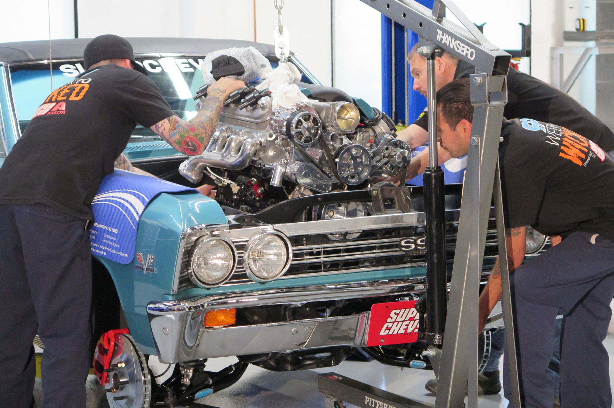 096-week-to-wicked-cpp-axalta-super-chevy-chevelle-day-2-suspension-blueprint-427-ls3-install-eddie-motorsports-billet-pulley-drive-system 